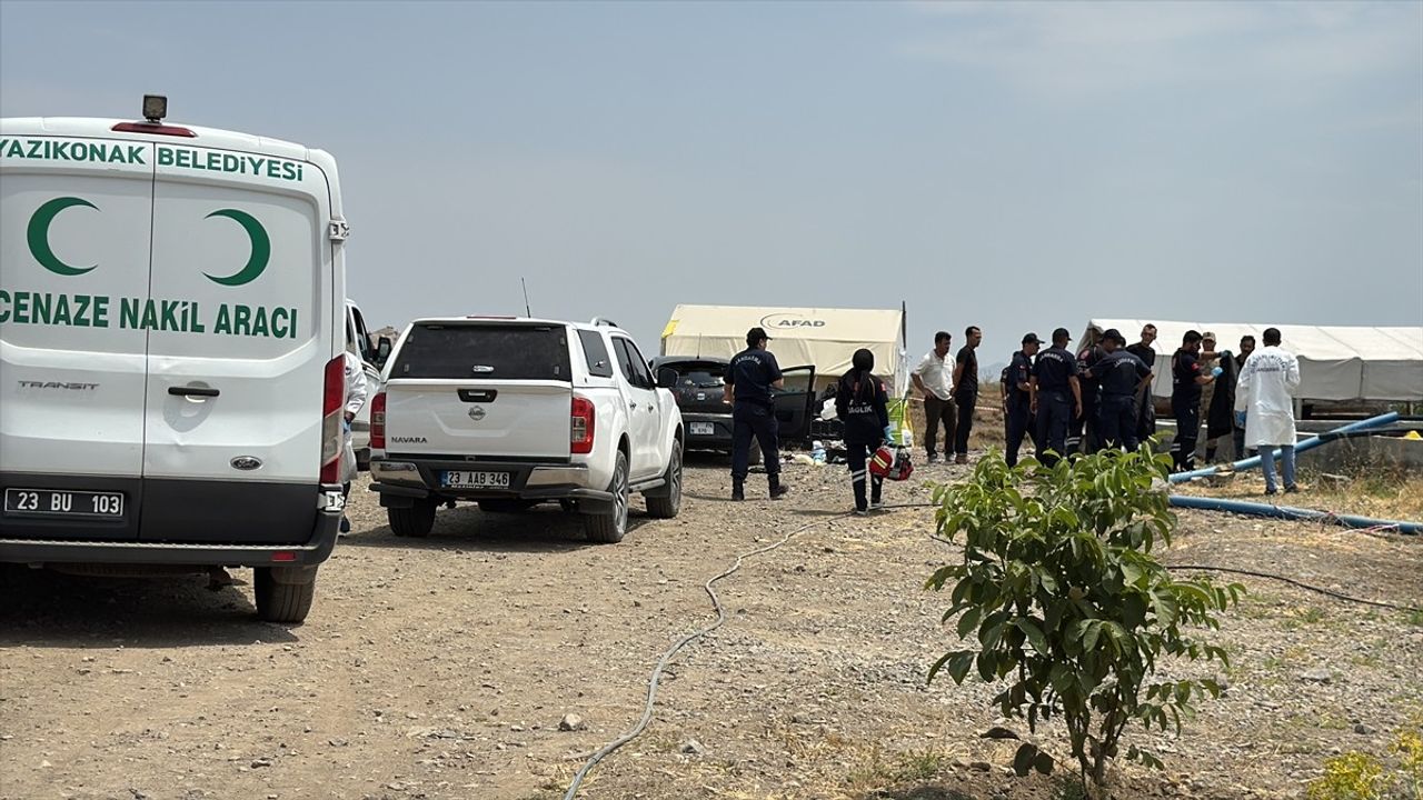 Elazığ'da Sulama Havuzunda İki Kişinin Ölümü