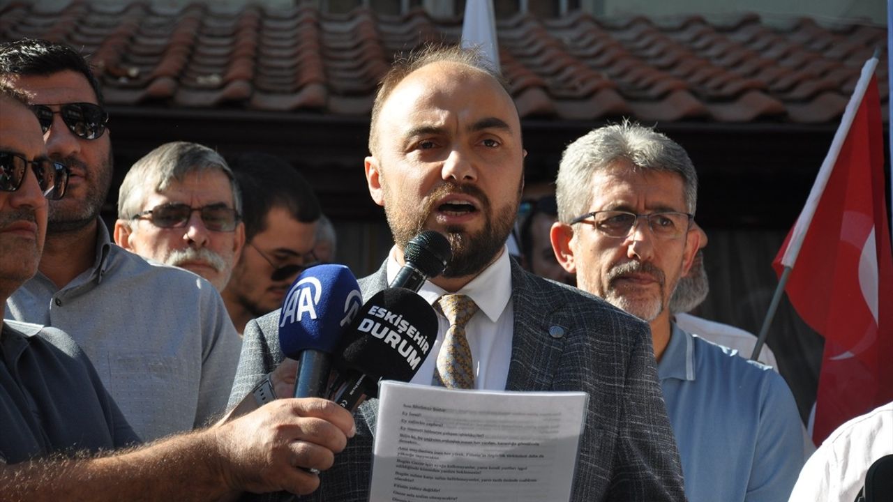 Eskişehir'de Gazze Saldırılarına Protesto