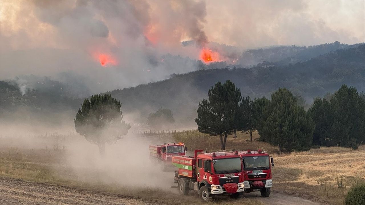 Eskişehir'de Yangın, Afyonkarahisar'a Sıçradı