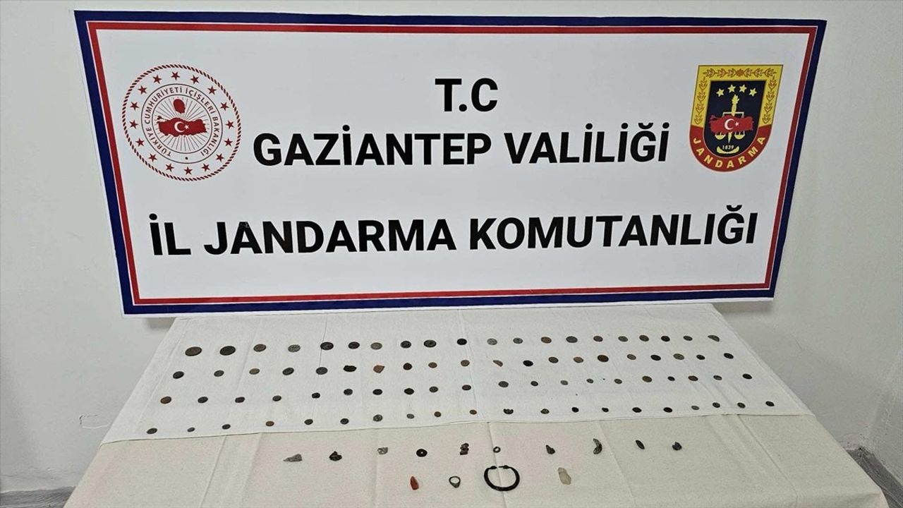 Gaziantep'te Tarihi Eser Kaçakçılığı Operasyonu