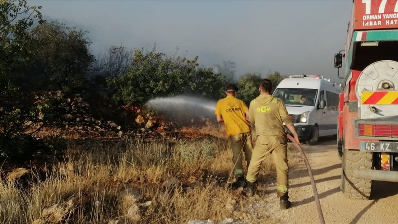 Gaziantep'teki Orman Yangınına Hızlı Müdahale