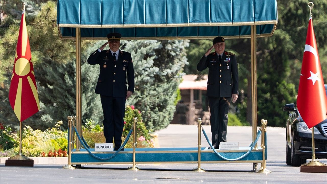 Genelkurmay Başkanı Orgeneral Gürak, Kuzey Makedonya'yı Ağırladı