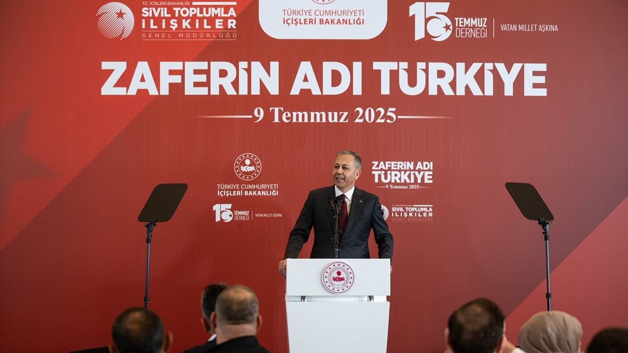 İçişleri Bakanı Yerlikaya'nın 15 Temmuz Konuşması