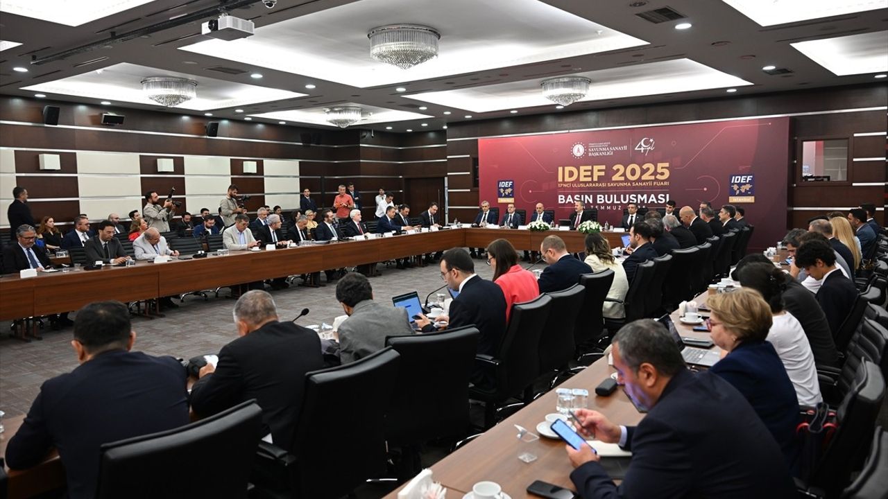 IDEF 2025 Fuarı Tanıtımı Gerçekleşti