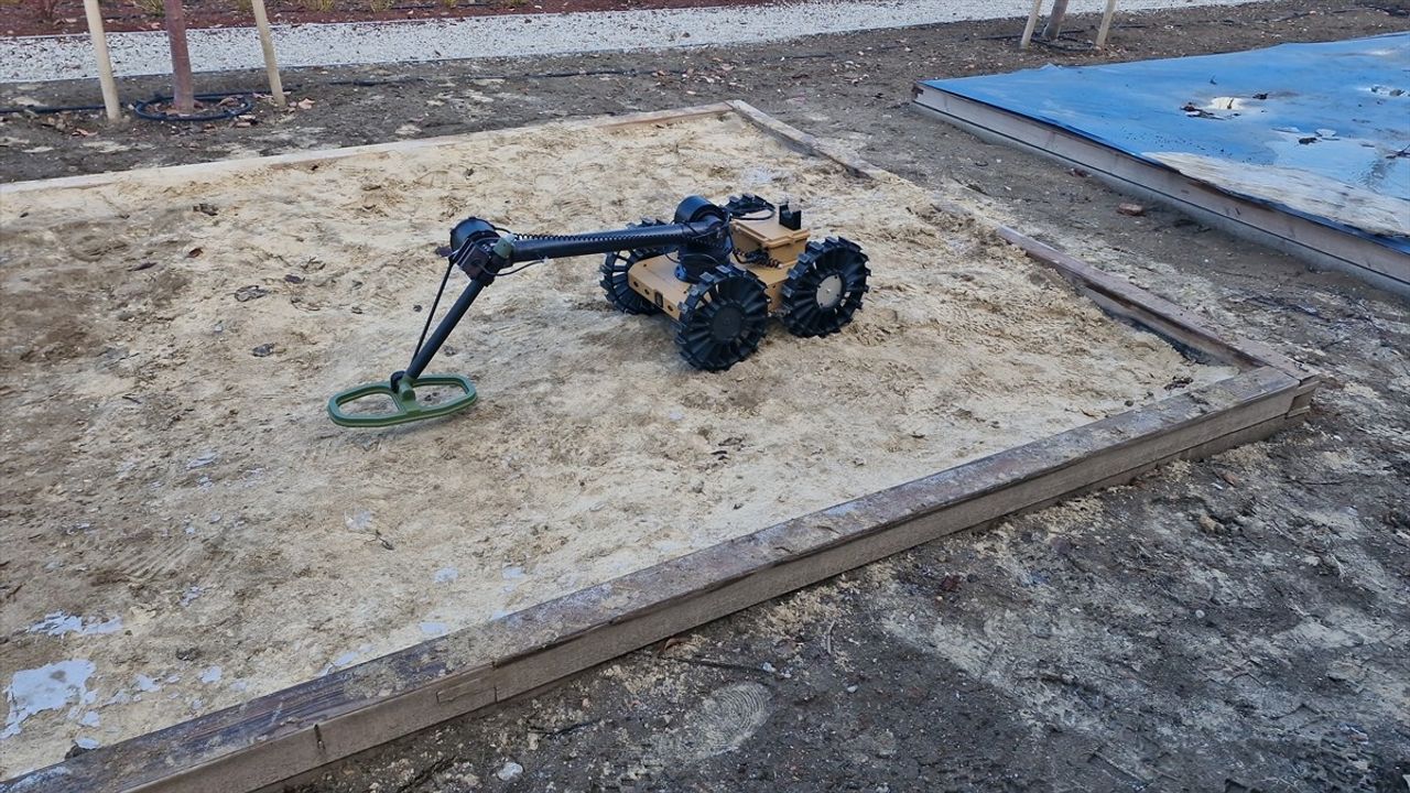 İleri Teknolojilerle Mayın ve EYP Tespit Robotu Geliştirildi