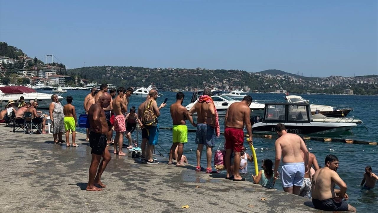İstanbul'da Sıcak Hava Etkisiyle Serinleme Arayışları