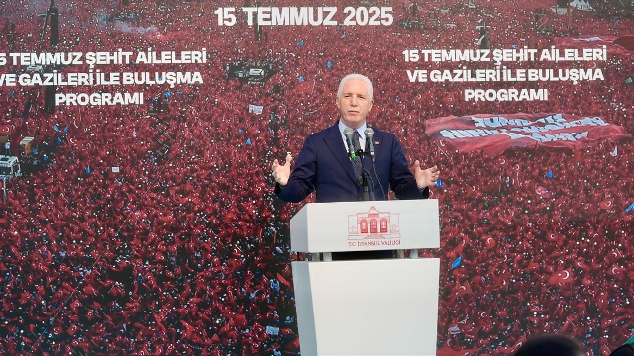 İstanbul Valiliği'nden 15 Temmuz Şehitleri ve Gazilerine Onur Yemeği
