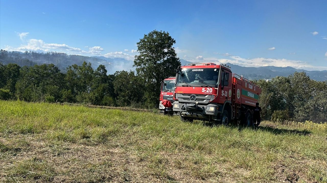 Kahramanmaraş'taki Orman Yangını Kontrol Altına Alındı