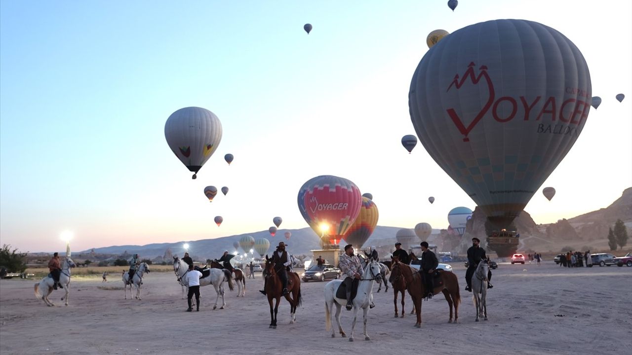 Kapadokya At ve Atçılık Kültürü Festivali Hava ve Atlarla Şenlendi