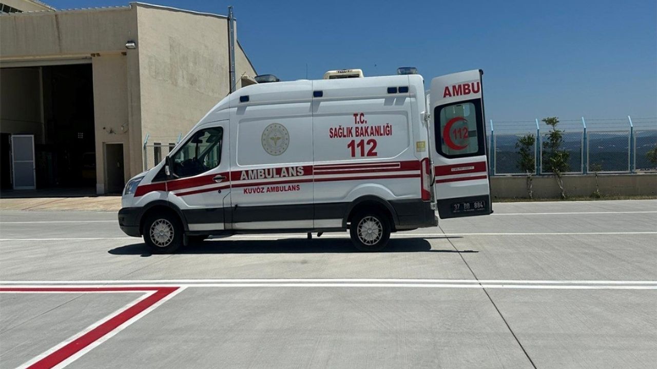 Kastamonu'da Trafik Kazası: Yaralı Hasta Ambulans Helikopter ile Sevk Edildi