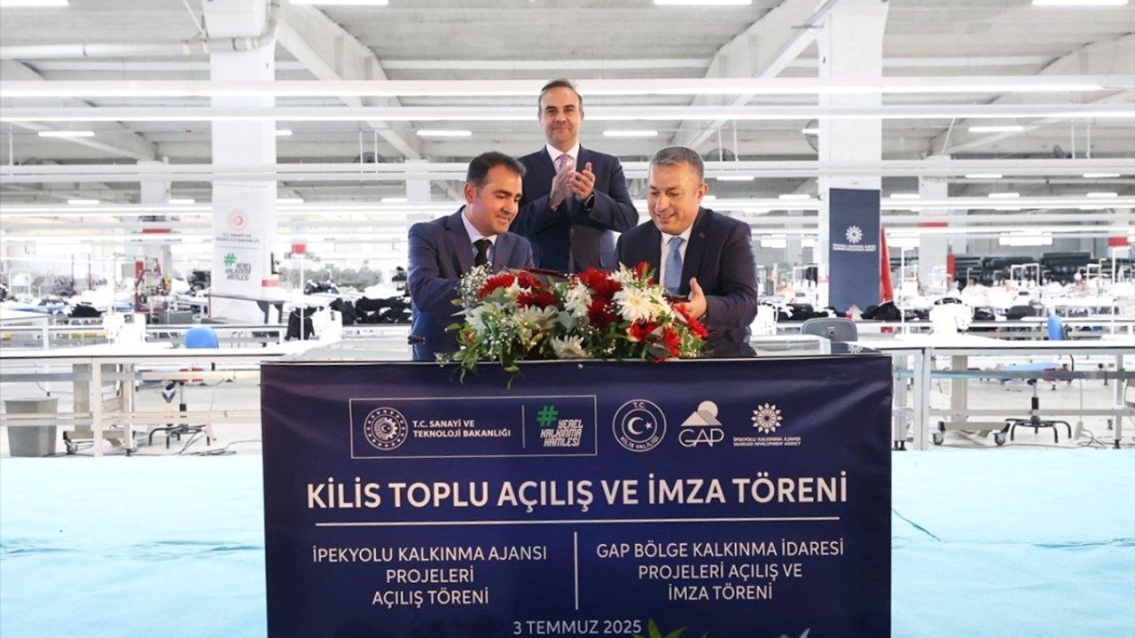 Kilis'te Toplu Açılış Töreni: Bakan Kacır'dan Yeni Projeler Müjdesi