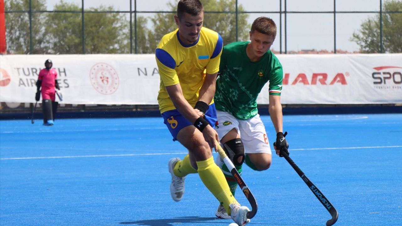Kırklareli'de Açık Alan Hokeyi Erkekler Avrupa Şampiyonası Başladı