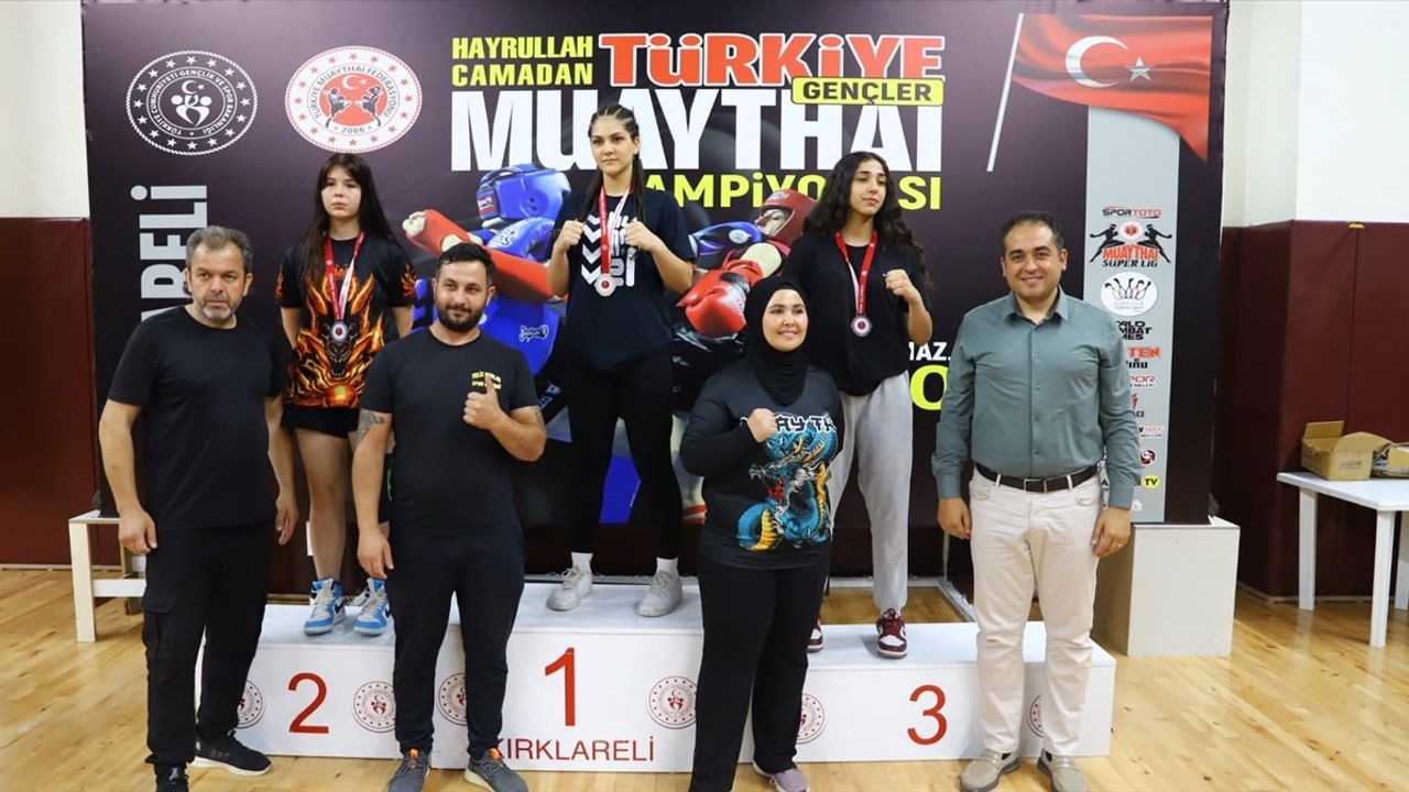 Kırklareli'de Gençler Türkiye Muaythai Şampiyonası Tamamlandı