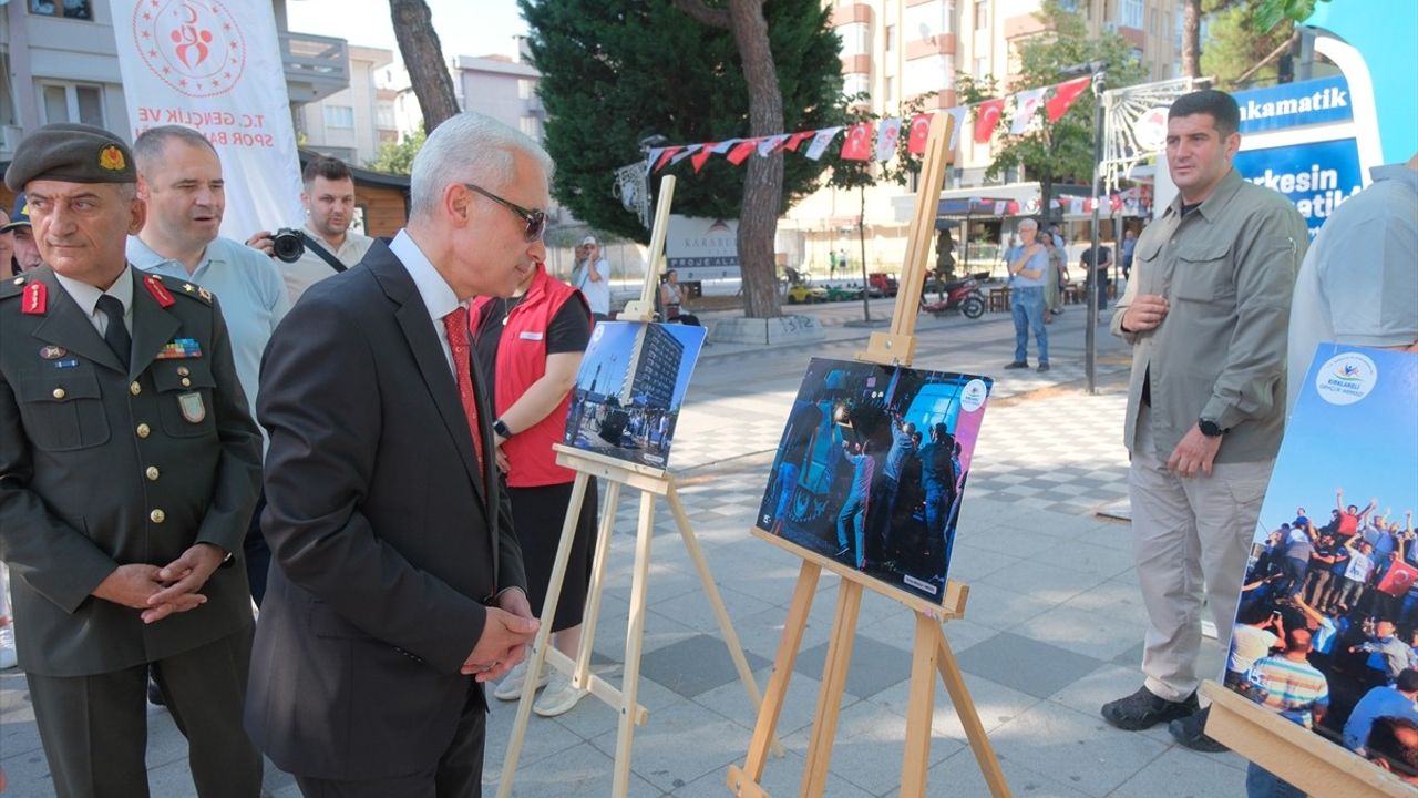 Kırklareli'nde 15 Temmuz Anısına Fotoğraf Sergisi