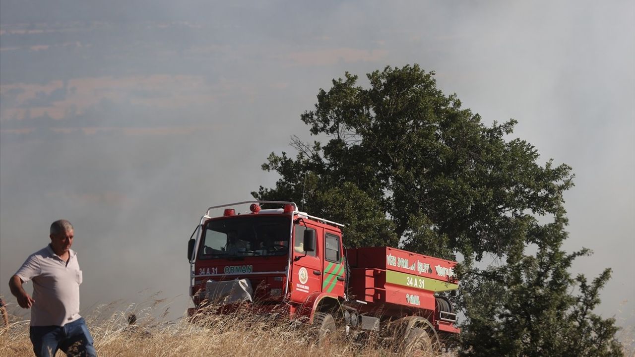 Kırklareli'nde Orman Yangınına Hızlı Müdahale