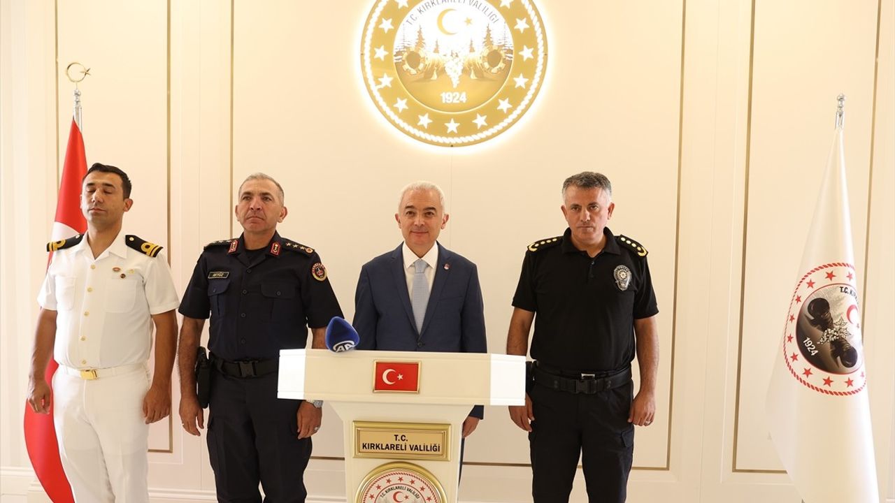 Kırklareli Valisi Uğur Turan'dan Yangın Uyarısı