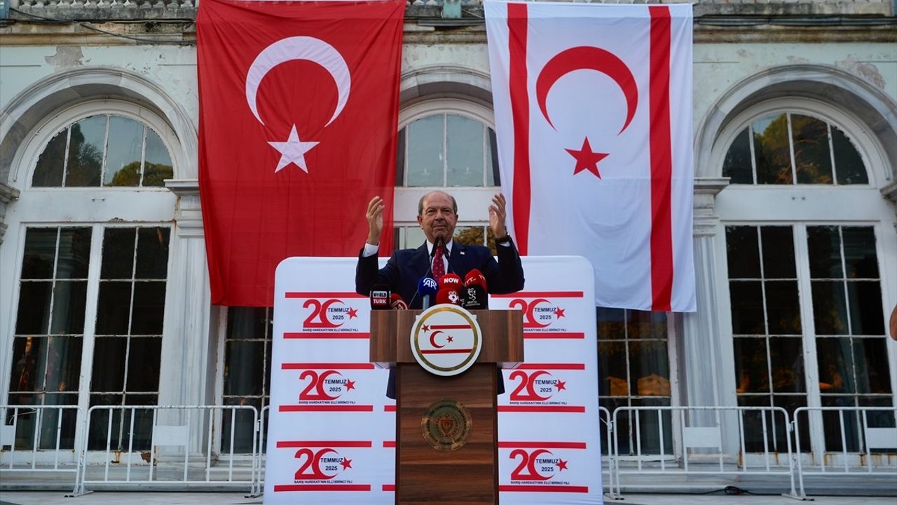 KKTC Cumhurbaşkanı Tatar, Barış ve Özgürlük Bayramı'ndaki Mesajını Verdi