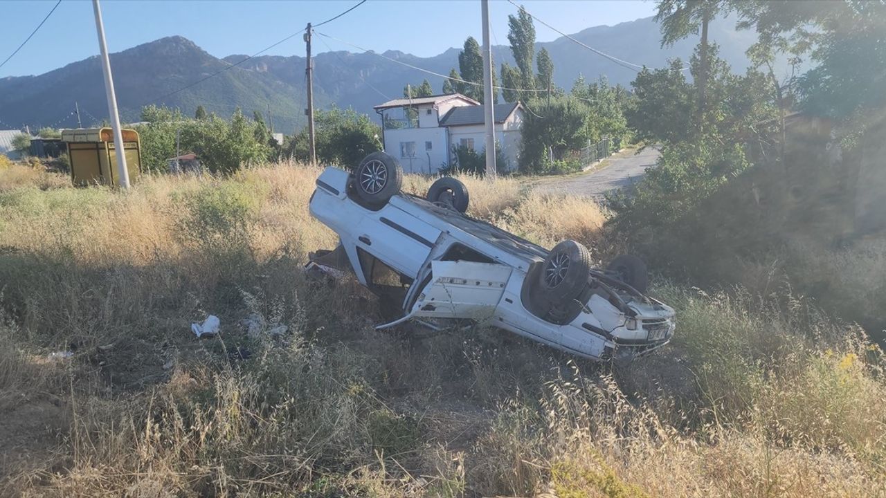 Konya Seydişehir'de Otomobil Devrildi: 4 Yaralı