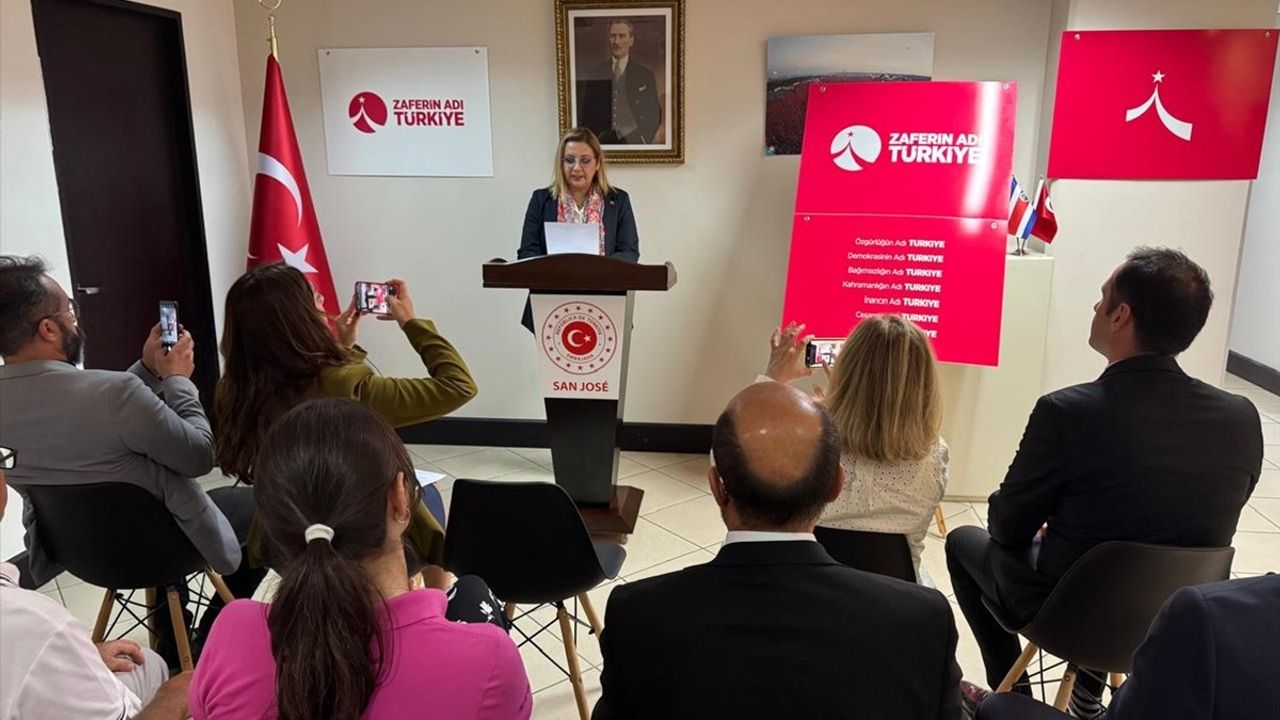 Kosta Rika'da 15 Temmuz Demokrasi ve Milli Birlik Günü Anma Töreni
