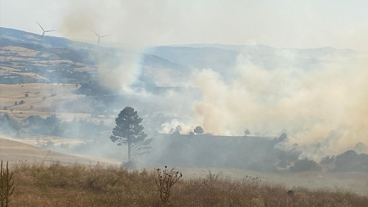 Kütahya'daki Orman Yangınına Hızla Müdahale Ediliyor