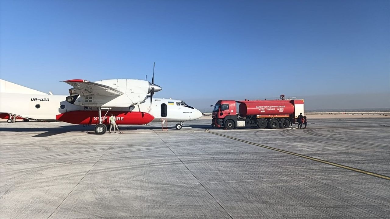 Mardin Büyükşehir Belediyesi Hatay'daki Orman Yangınlarına Destek Gönderdi