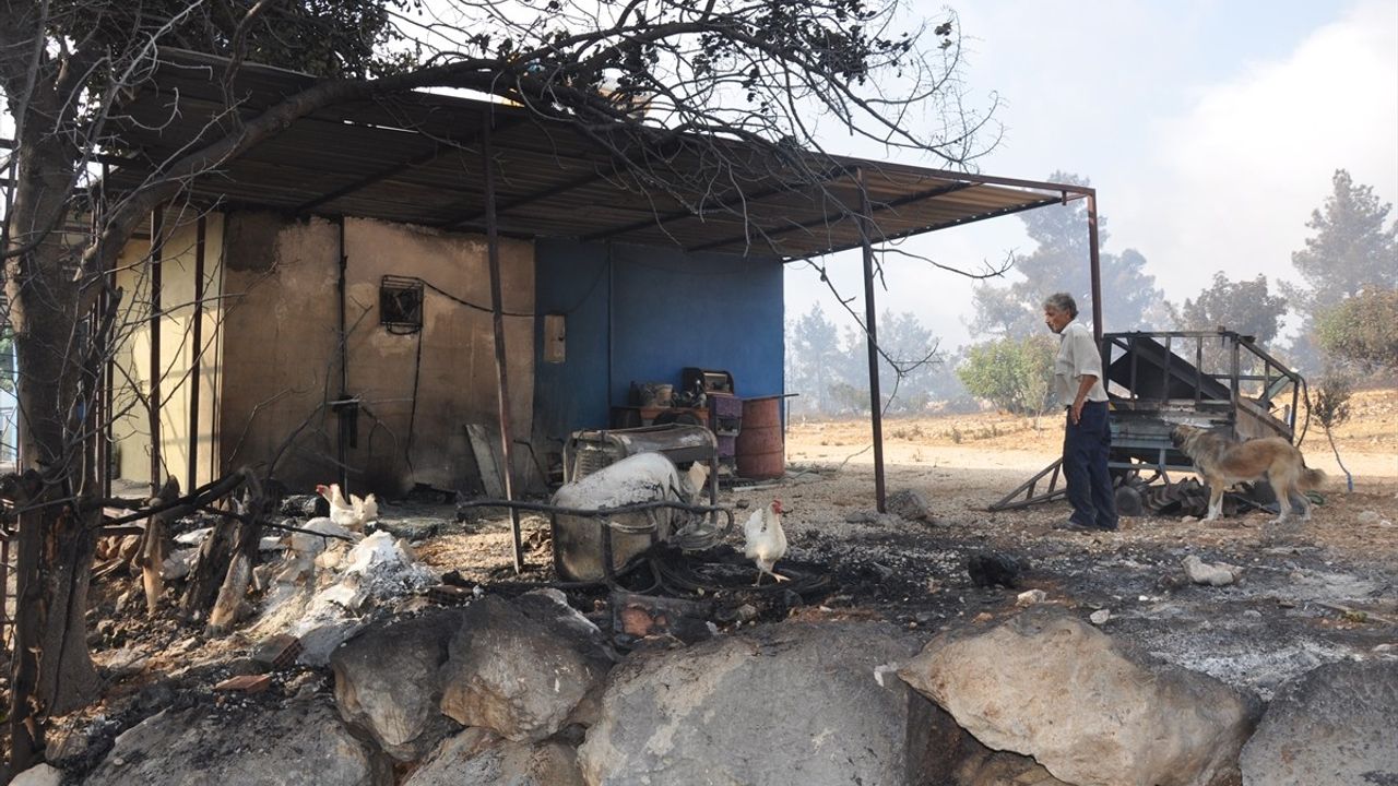 Mersin Silifke'deki Orman Yangınında Müdahale Devam Ediyor