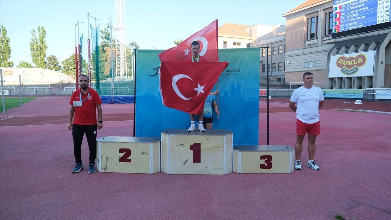 Milli Atlet Muhammed Eren Uysal, Avrupa Şampiyonasından Altın Madalya İle Döndü