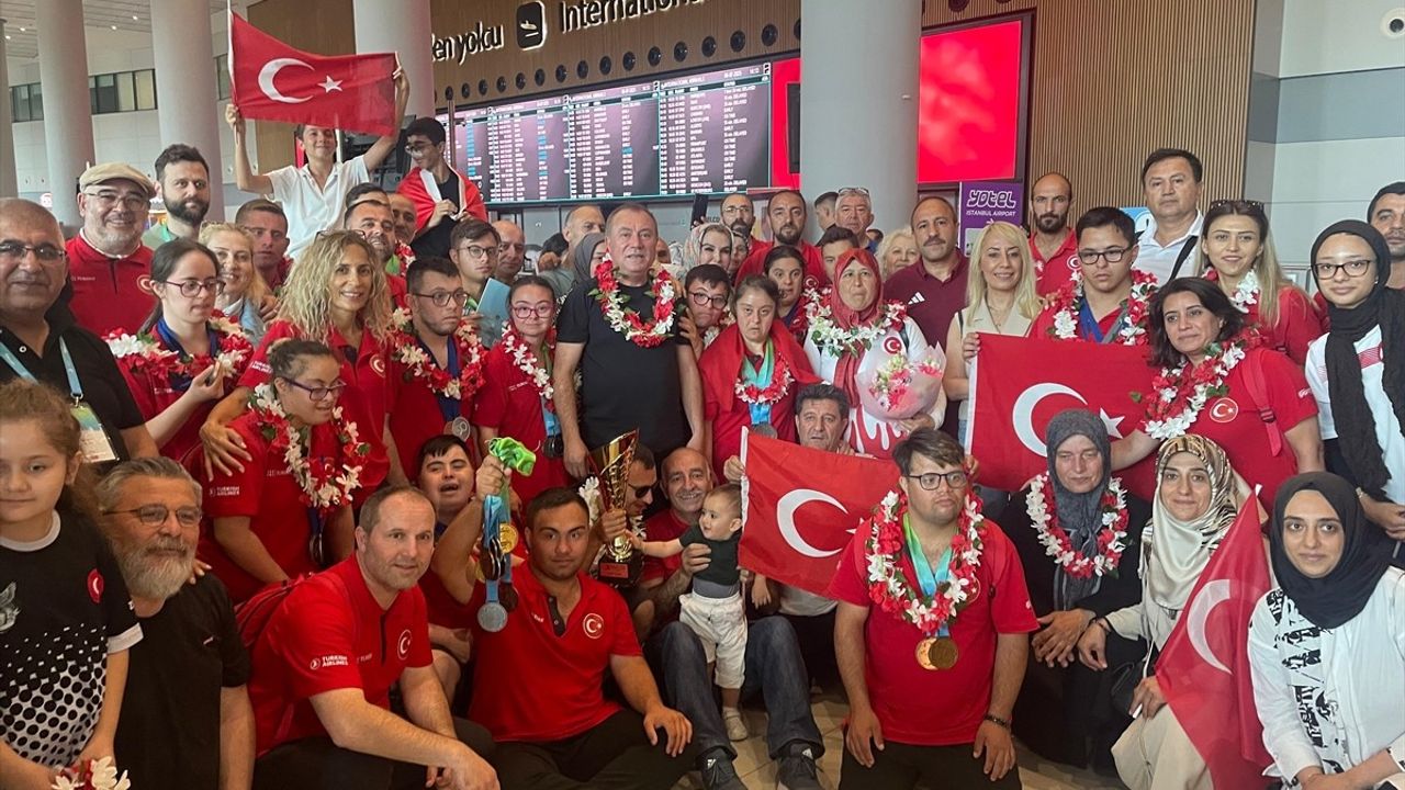 Milli Sporcular Avrupa Down Sendrom Şampiyonası'ndan 58 Madalyayla Dönüyor
