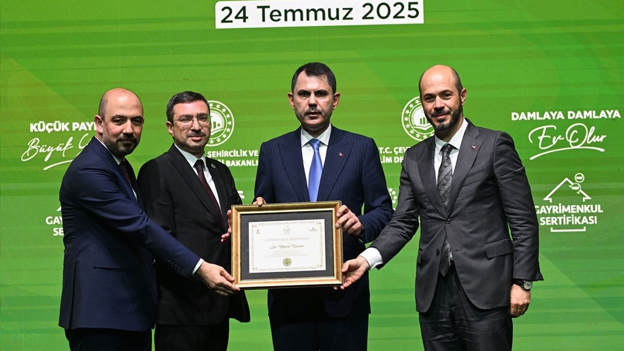 Murat Kurum'dan Gayrimenkul Sertifikası Açıklamaları