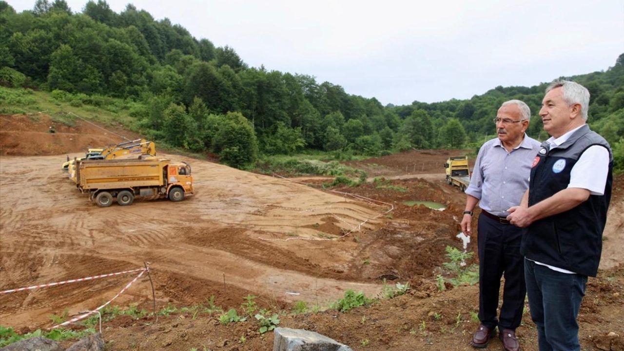 Ordu'da 68. Gölet İnşası Devam Ediyor