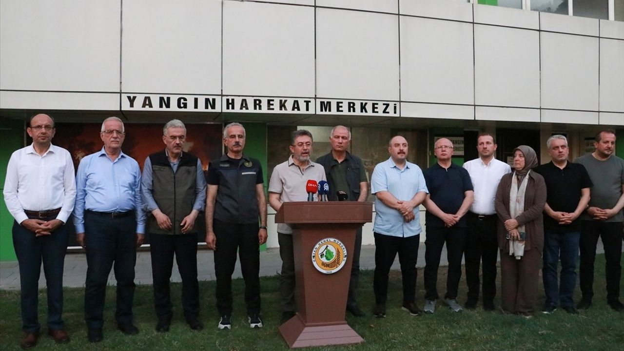 Orman Yangınlarına Karşı Mücadele Devam Ediyor