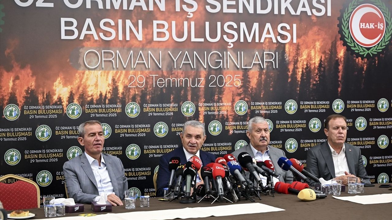 Öz Orman-İş Sendikası Genel Başkanı Settar Aslan'dan Grev Uyarısı