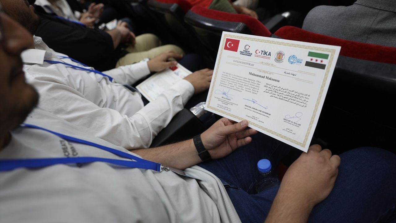 Şam'da TİKA ile Siber Güvenlik Eğitimi Tamamlandı