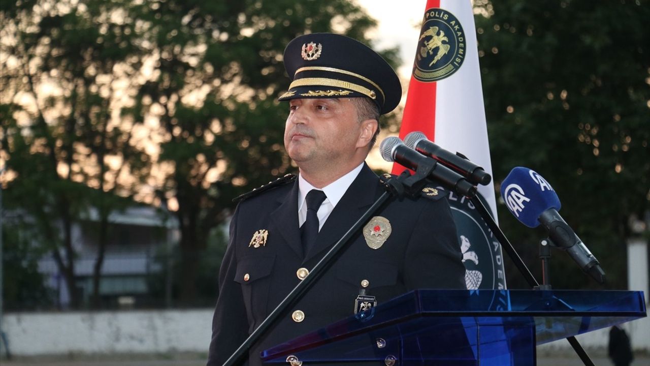 Samsun'da 489 Polis Adayı Mezuniyet Töreni Düzenlendi