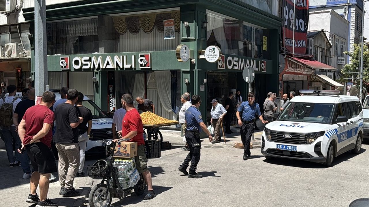 Samsun'da Polise Mukavemet Eden 5 Kişi Gözaltına Alındı