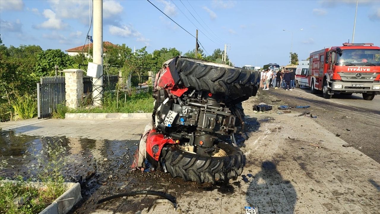 Samsun'da Trafik Kazası: Traktör Sürücüsü Hayatını Kaybetti