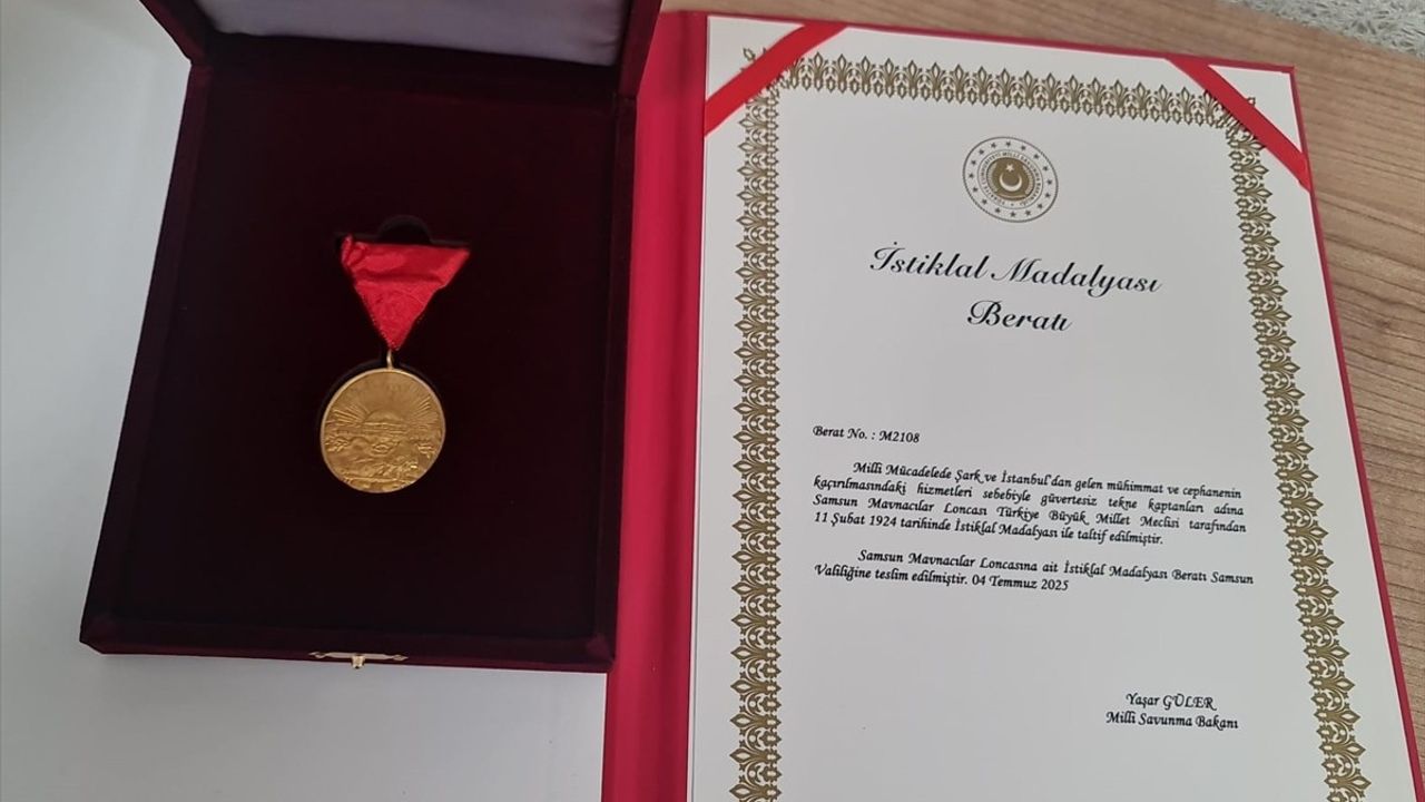 Samsun, İstiklal Madalyasını 101 Yıl Sonra Alacak