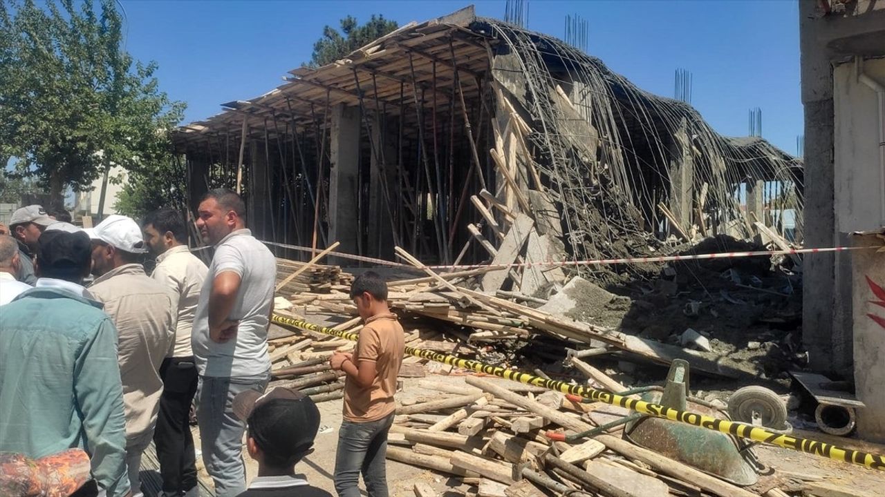 Şanlıurfa'da İnşaatta Tabla Çöktü: 7 İşçi Yaralandı