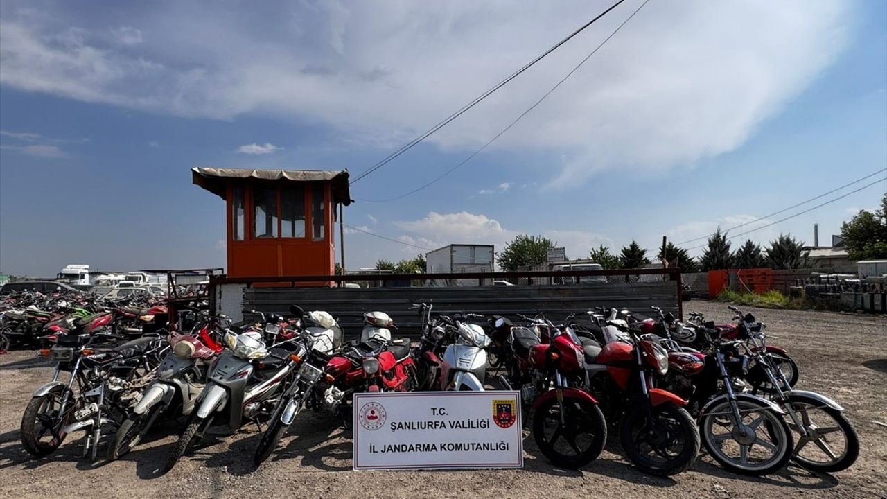 Şanlıurfa'da Motosiklet Hırsızlığında 7 Gözaltı