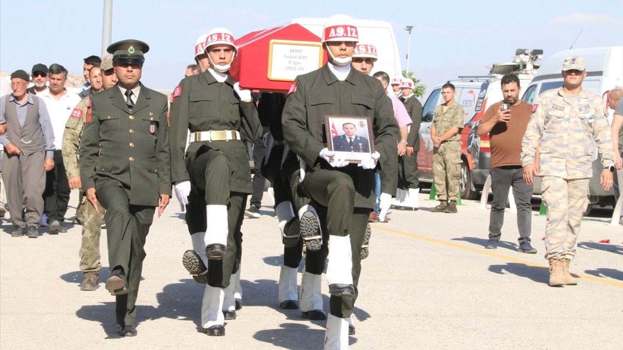 Şehit Piyade Teğmen Furkan Sert'in Törensel Uğurlaması
