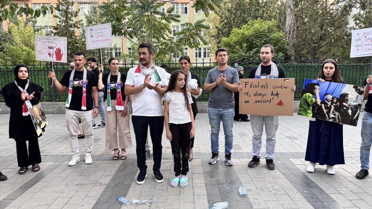 Siirt'te Gazze Saldırılarına Protesto