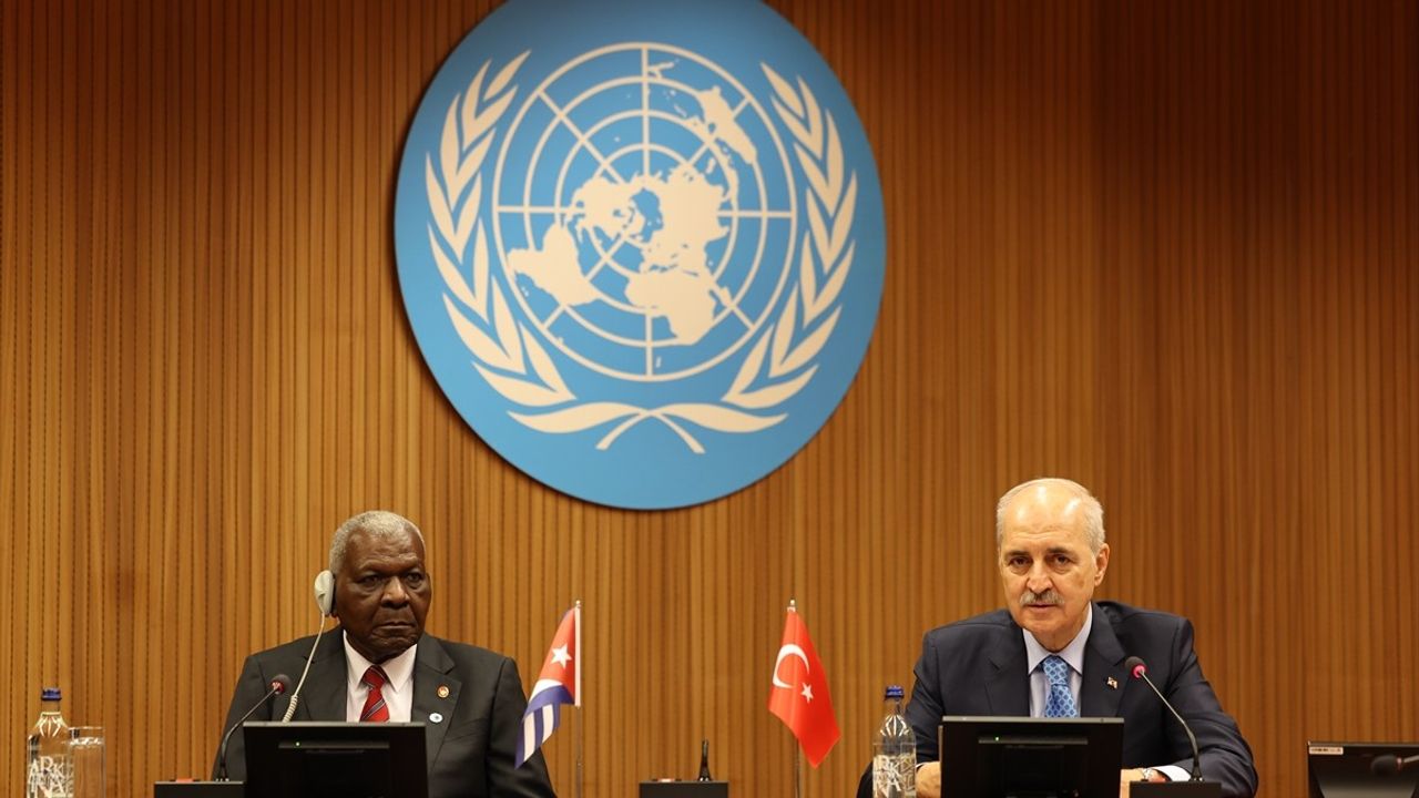 TBMM Başkanı Kurtulmuş, Küba Meclis Başkanı ile Görüştü