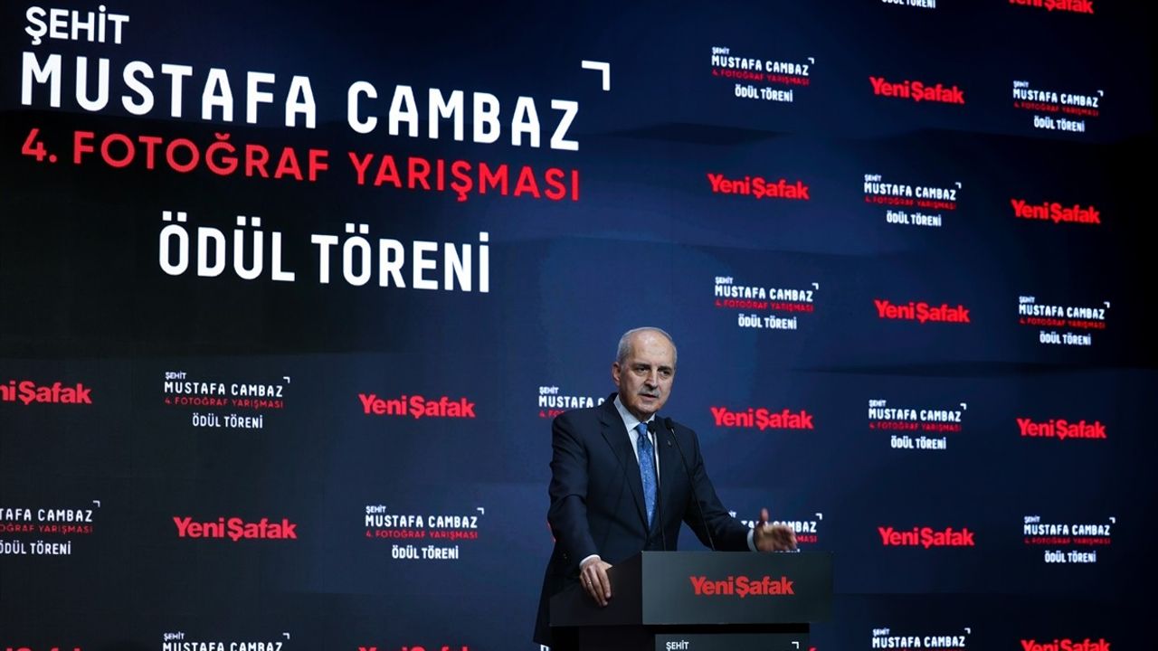 TBMM Başkanı Kurtulmuş, Şehit Mustafa Cambaz Fotoğraf Yarışması Ödüllerini Verdi