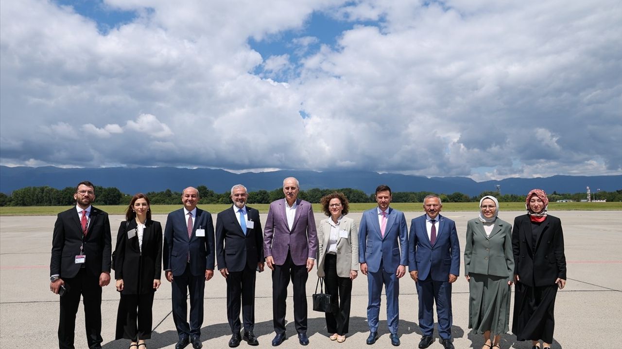 TBMM Başkanı Numan Kurtulmuş Cenevre'de