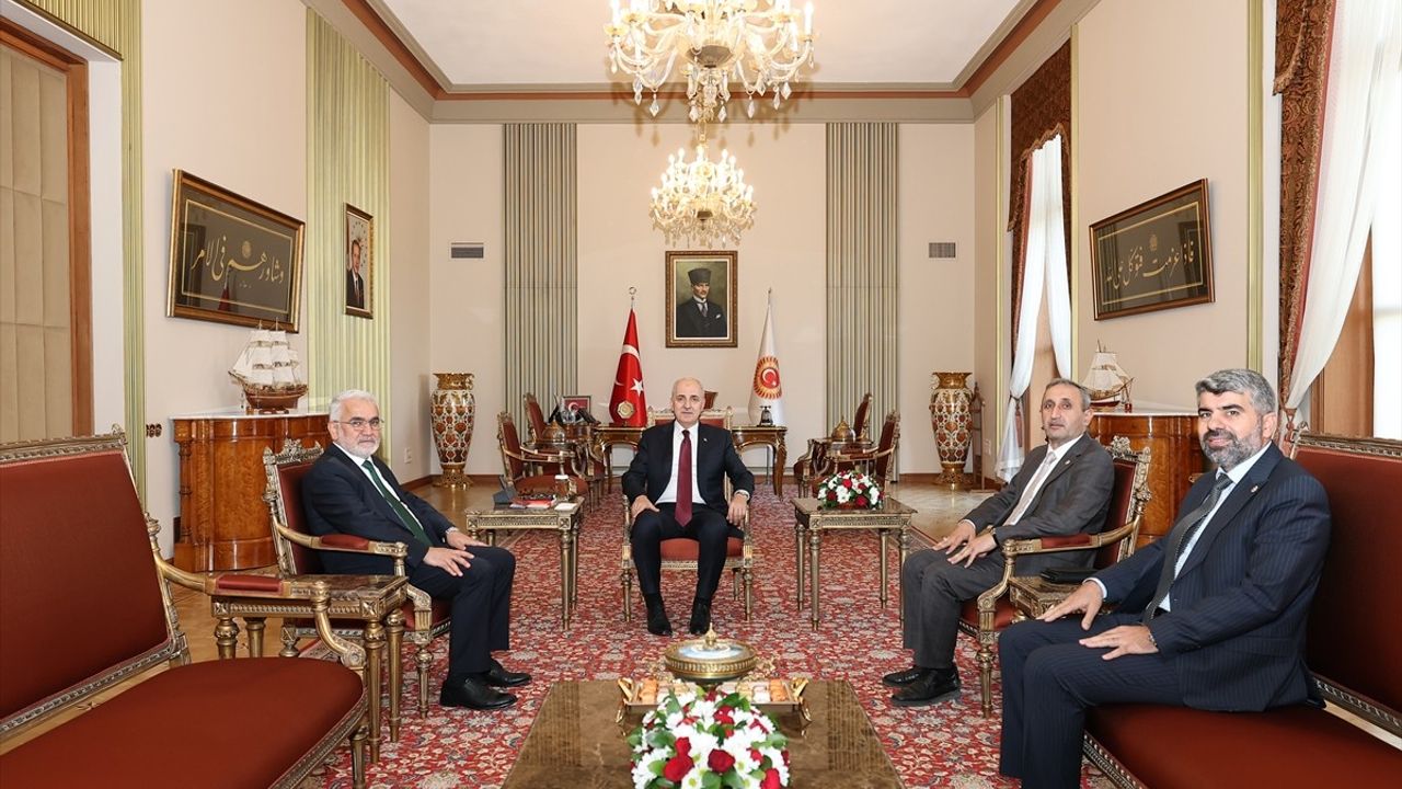 TBMM Başkanı Numan Kurtulmuş HÜDA PAR Heyetini Ağırladı