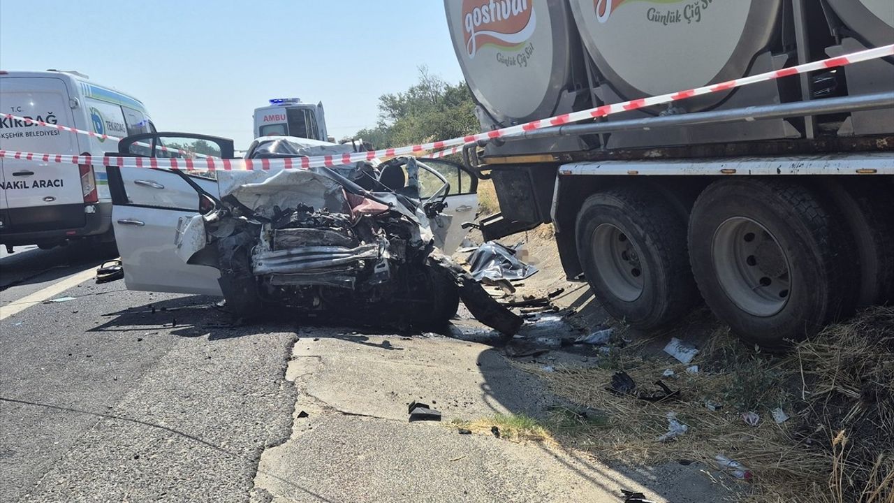 Tekirdağ'da Feci Kaza: 4 Kişi Hayatını Kaybetti