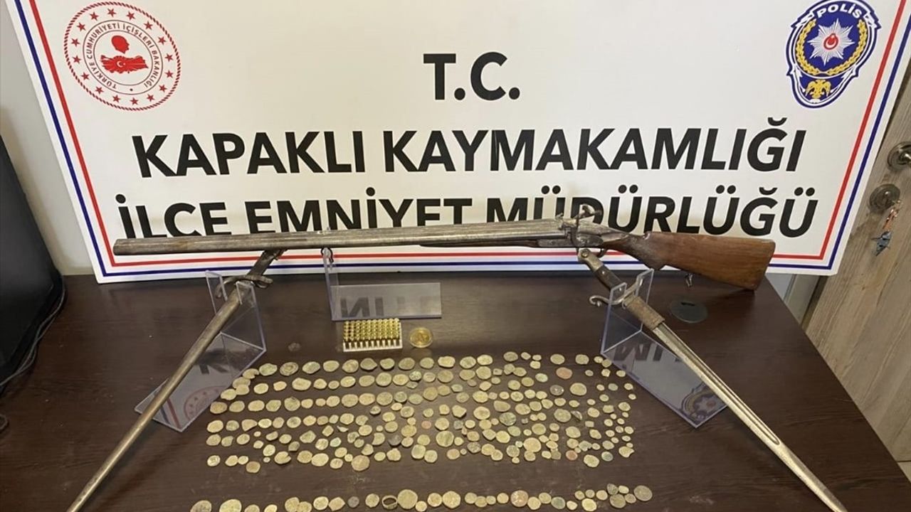 Tekirdağ'da Tarihi Eser Kaçakçılığı Operasyonu