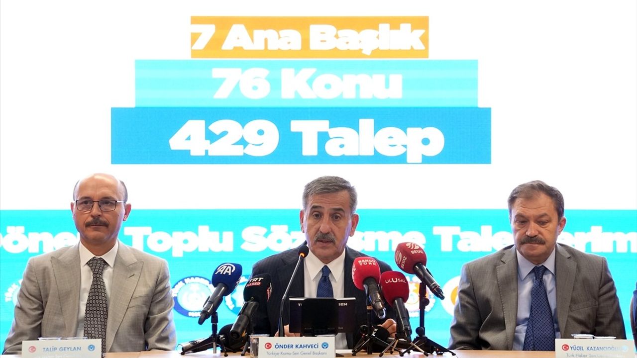 Türkiye Kamu-Sen 8. Dönem Toplu Sözleşme Taleplerini Açıkladı