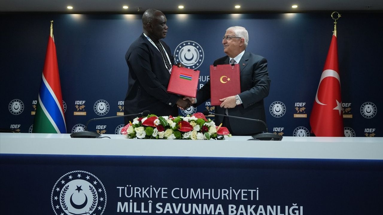 Türkiye ve Gambiya Arasında Askeri İşbirliği Protokolü İmzalandı