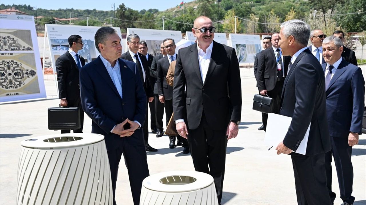 Türkmenistan ve Azerbaycan Liderleri Karabağ'ı Ziyaret Etti